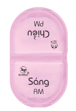 Hộp Đựng Thuốc 2 Ngăn